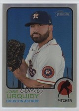 2022 Topps Heritage High Number Chrome Refractor 615/673 Jose Urquidy #647 1b03