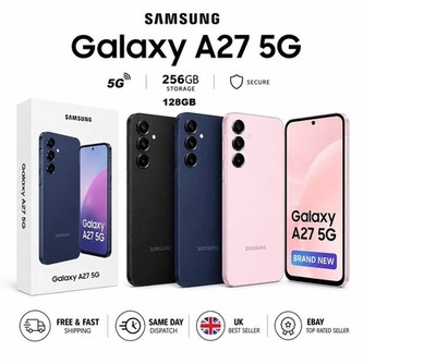 Samsung Galaxy A27 128GB/256GB 5G entsperrt Smartphone - BRANDNEU VERSIEGELT