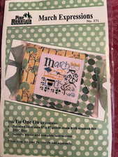 Pine Mountain Designs- Tie One On March Expressions Pillow Kit