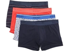 2XIST Cotton Stretch No Show Trunk 3+1 Bonus Pack MSRP $42