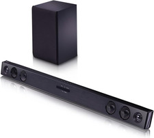 SQC2 Soundbar TV 300W, 2.1 Canali con Subwoofer Wireless, Soundbar Dolby Digital