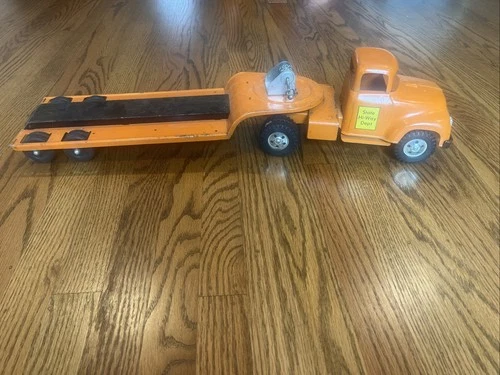Vintage Tonka State Hi Way Dept Low Boy Trailer