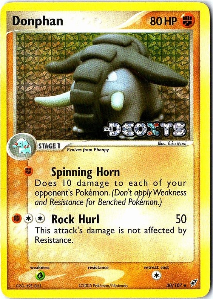 Donphan 30/107 EX Deoxys Reverse Holofoil