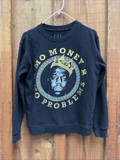 Brooklyn Mint Notorious BIG Biggie Smalls Black Hip-Hop Rap Sweatshirt US Medium