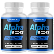 Alpha Boost Male Supplement, Supports Stamina & Energy, AlphaBoost | 2 Bottles
