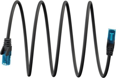 Goobay Ultraflexibles CAT 6A Patchkabel, RJ45, U/UTP Schirmung, LSZH-TPE, 10