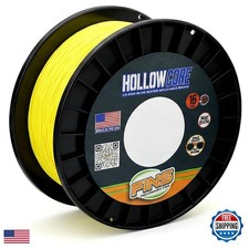 FINS Hollow Core Braided Fishing Line, 16 Strand Spliceable, USA Made Braid