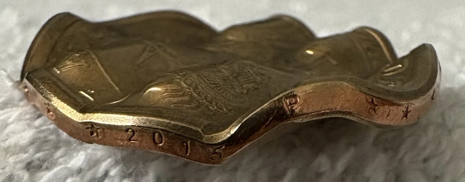 Harry S. Truman 2015 P PROOF Mint Cancelled Waffled Presidential $1 - Image 3 of 4