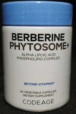Berberine Phytosome Beyond Vitamins Codeage Dietary Supplement 60 Capsules
