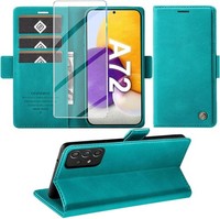HandyhüLle PU Leder Wallet Flip Case Standfunktion Kartenfach FüR Galaxy A72