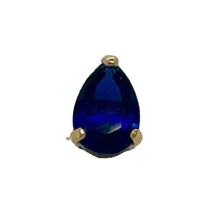 Dark Blue Sapphire Earrings