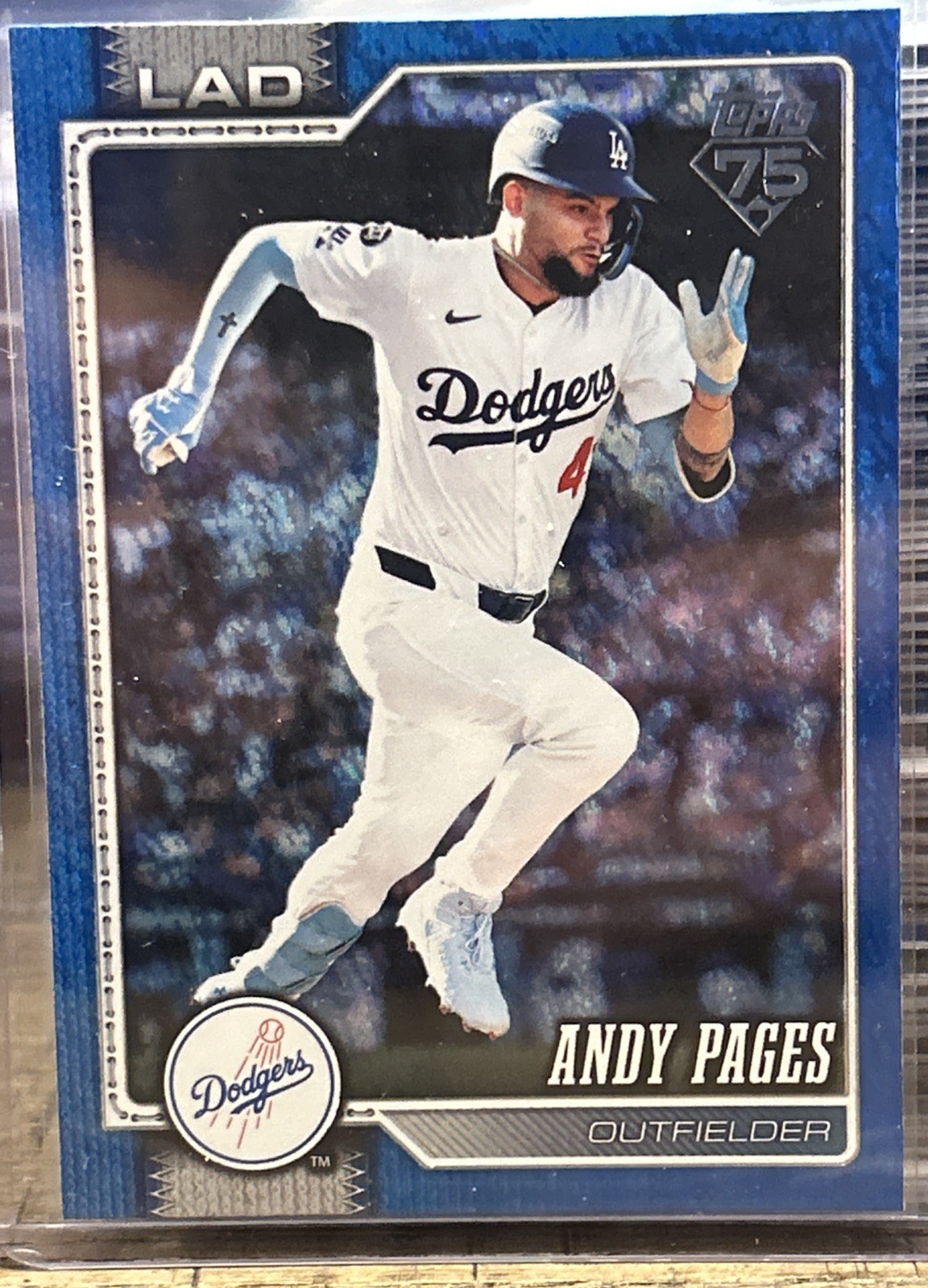 2026 Topps Series 2 Andy Pages Blue Holo foil! 009/150! SP! LA Dodgers! #414
