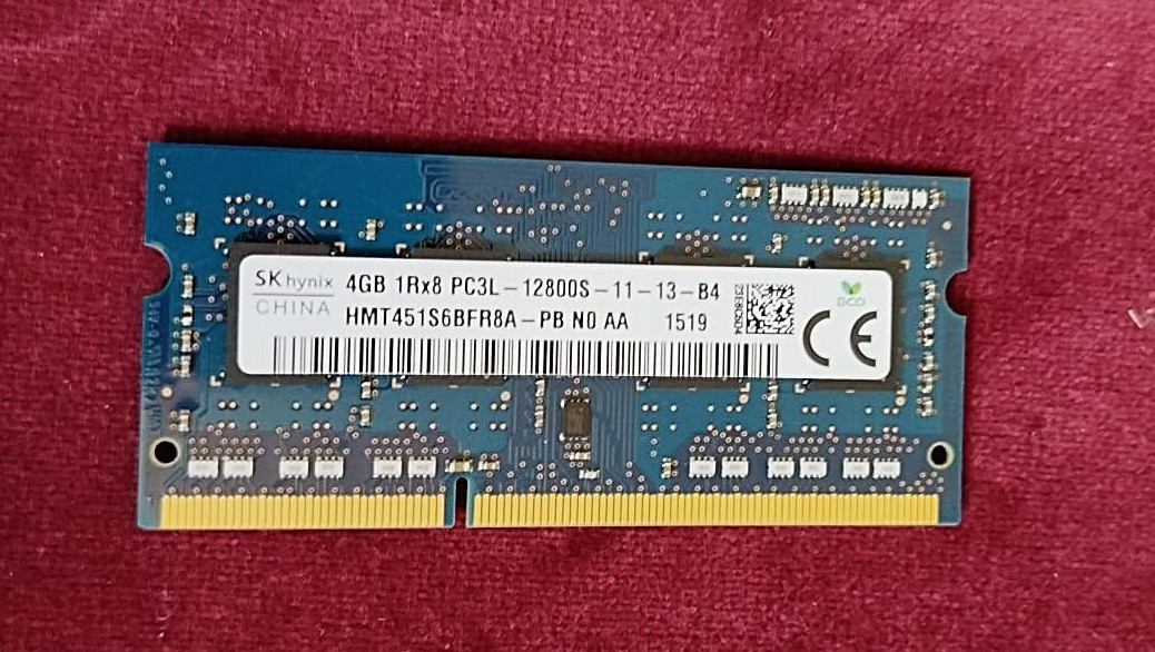 RAM SKhynix 4gb Ddr3l SODIMM 1600 MHz