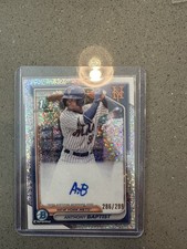 2024 Bowman - Chrome Prospect Autographs Anthony Baptist #CPA-AB Speckle...
