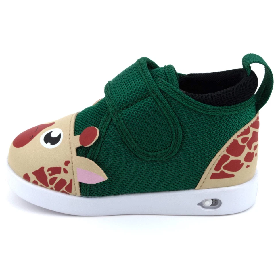 Zapatos para niños pequeños ikiki Giraffe Squeaky versión 2 | verdes Foto 2 de 4