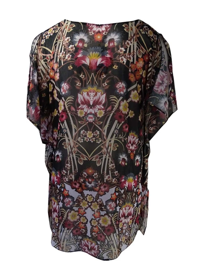 Túnica para mujer Becca Habana estampado floral (multi, XS/S) Foto 2 de 2