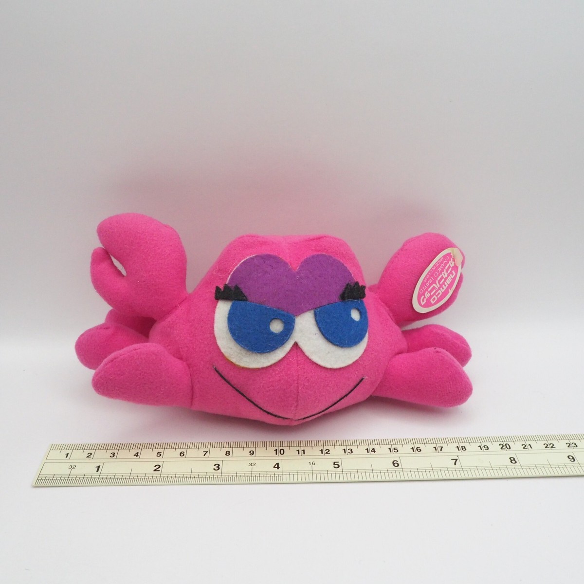 Kani Kani Panic D2903A Cracky Crab Namco Limited Pink Plush 7