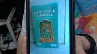 MINI GOLF PINBALL Challenge Cup Wooden by The Games Cupoard: 1- 2 Player Game