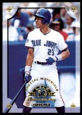 1998 Donruss Leaf Fractal Materials Jose Cruz JR. 0618/3250 Blue Jays