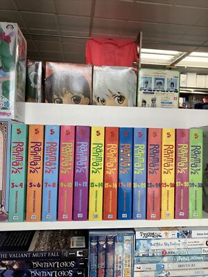 Ranma 1/2 Vol. 3-4,5-6,7-8,9-10,11-12,13-14,15-16,17-18, 29-30 (13 Manga Books)