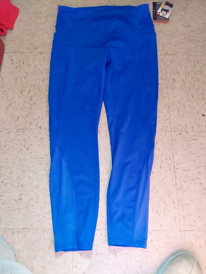 Nwt Avia Womens Plus Ankle Leggings Pockets XXL Blue