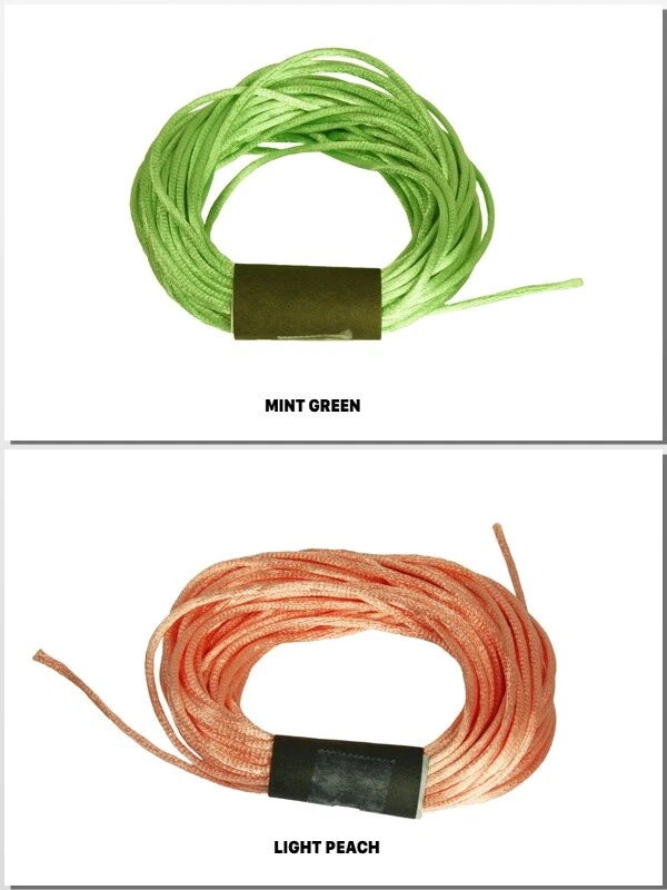 5 Yds - 2mm Satin Rattail Thick Cord Rat Tail Jewelry Making Braid Choose Color - Image 4 of 4