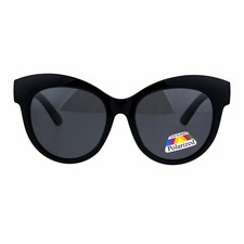 Womens Polarized Lens Sunglasses Classic Round Butterfly Cateye Frame