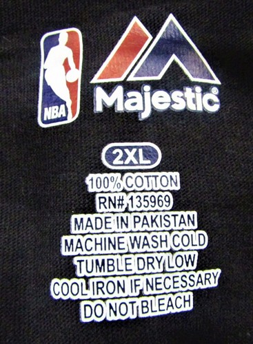 San Antonio Spurs NBA Majestic Men's Plus Size Black Short Sleeve Shirt - Picture 5 of 5
