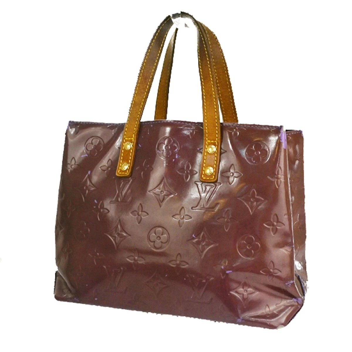 Louis Vuitton Louis Vuitton Reade PM Purple Vernis Leather Hand Bag