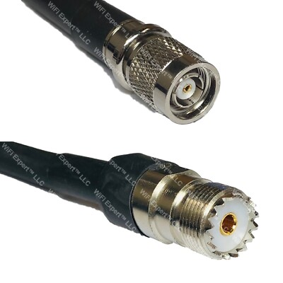 LMR400 RP-TNC MALE to SO239 UHF Female Coaxial RF Cable USA-Ship Lot