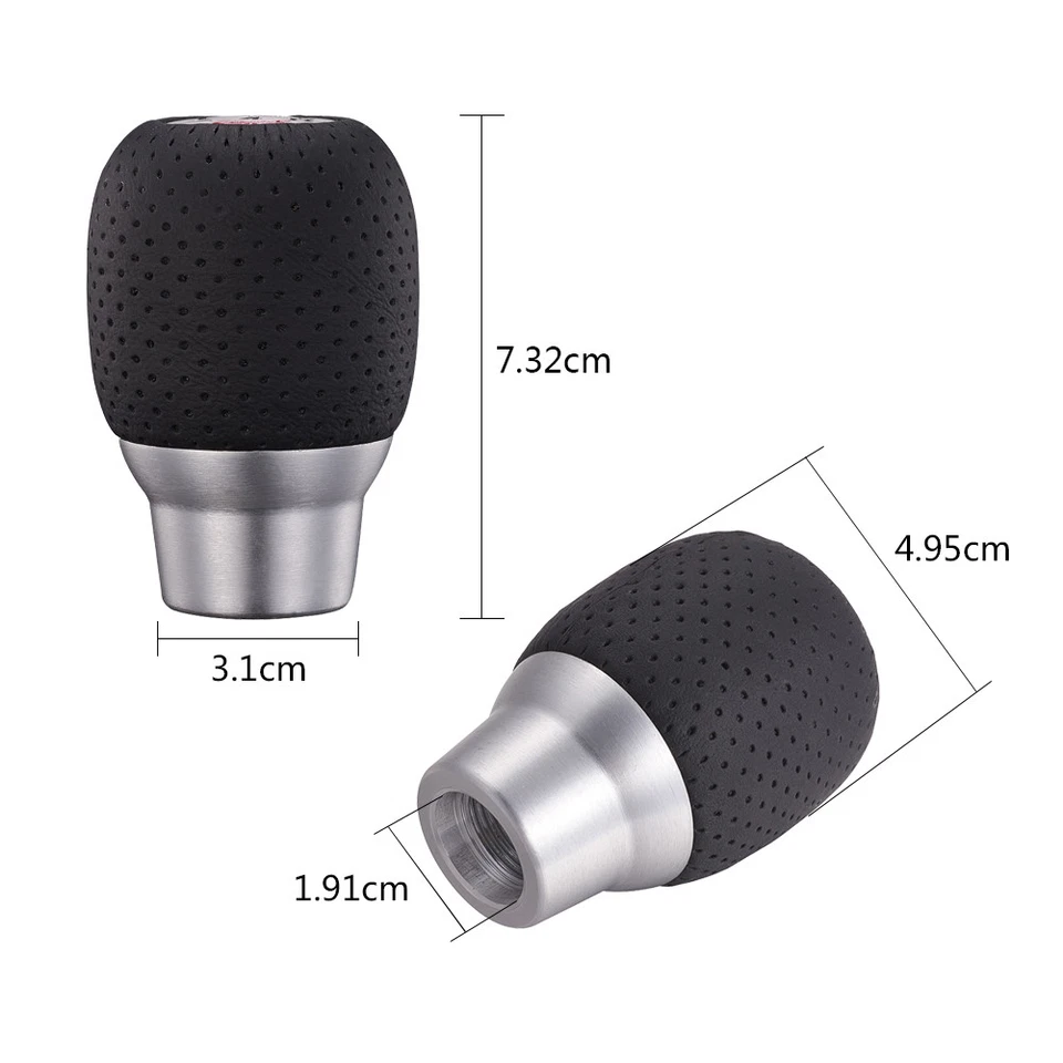  Ajuste STI Subaru Impreza 5 velocidades cuero PU manual automático perilla de cambio de marchas  Foto 2 de 4