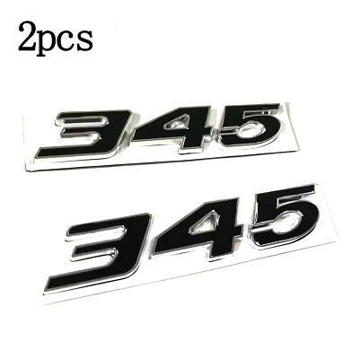 Für HEMI 345 Buchstaben Auto-Emblem Karosseri-Seitenkotflügel Abzeichenaufkleber
