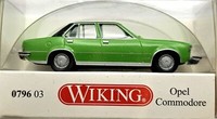 Wiking Opel Commodore Modell 1:87 Detailgetreu GrüN FüR Sammler Neu & Ovp