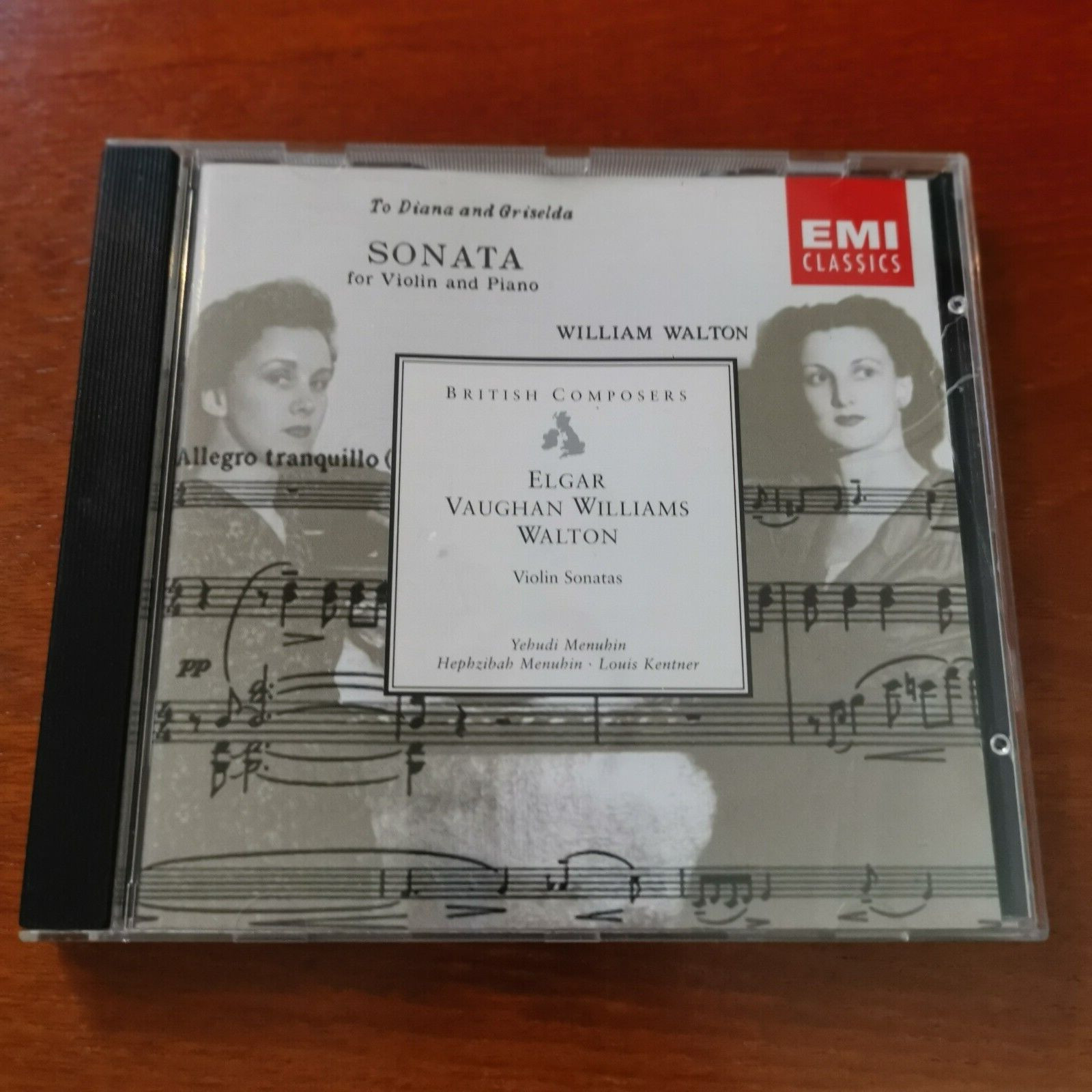 Edward Elgar, Ralph Vaughan Williams, William Walton: Violin Sonatas by...