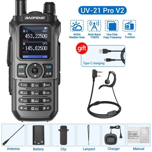 Bezprzewodowe pasmo częstotliwości kopiowania Mutli Potężne dalekiego zasięgu UV-5R dwukierunkowe radio szynkowe - Zdjęcie 8 z 36