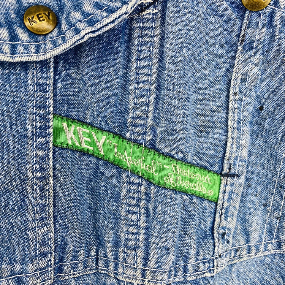 Mono con tirantes imperial vintage KEY trabajo hipster para hombre talla 40x30 carpintero usado en excelente estado Foto 4 de 4