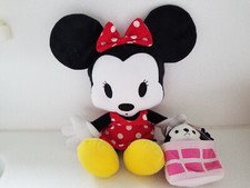 Disney Plush Minnie Mouse w/Figaro the Cat in Basket 18"