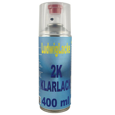 LudwigLacke Spraydosen Autolack – 5x 400ml Glänzend RAL 9002 Grauweiß