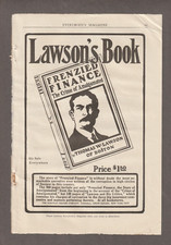 1906 FRENZIED FINANCE Magaz. AD~Lawson Book~WENTHE RAILWAY Correspondence SCHOOL