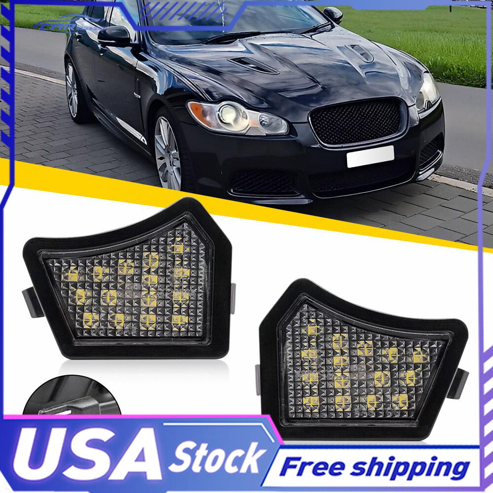 Diamond LED Mirror Side Puddle Light For Jaguar XE-Type XFR XK XJ-Type 31217838