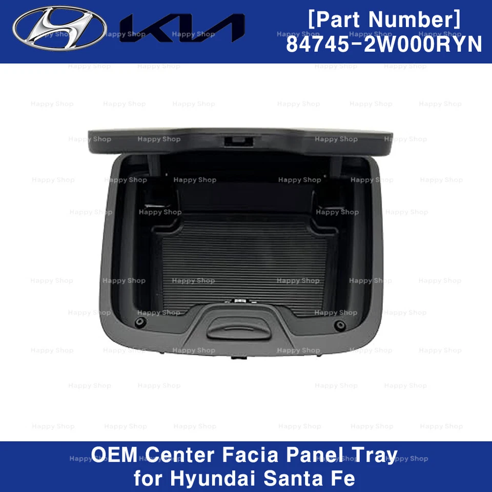 Bandeja de panel facial central genuina OEM para Hyundai Santa Fe 2013-2019 847452W000RYN Foto 3 de 3