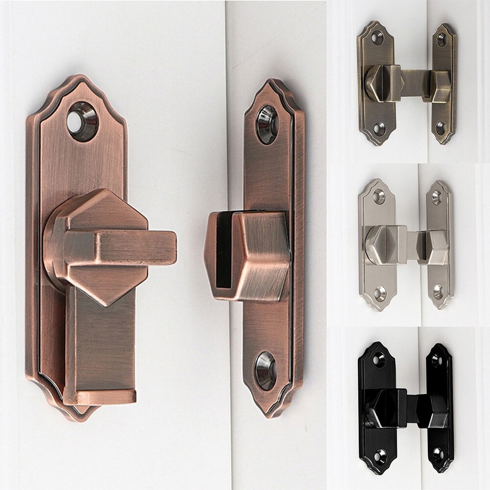 Green Bronze Bolt Toggle Guard Aluminium Alloy Closet Door Lock Secure