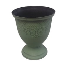 Maceta Urna Jardín Decorativa 21CM Interior Exterior Verde Pack de 1/4/10