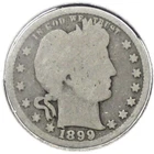 1899 Liberty Head (Barber) Quarter Dollar