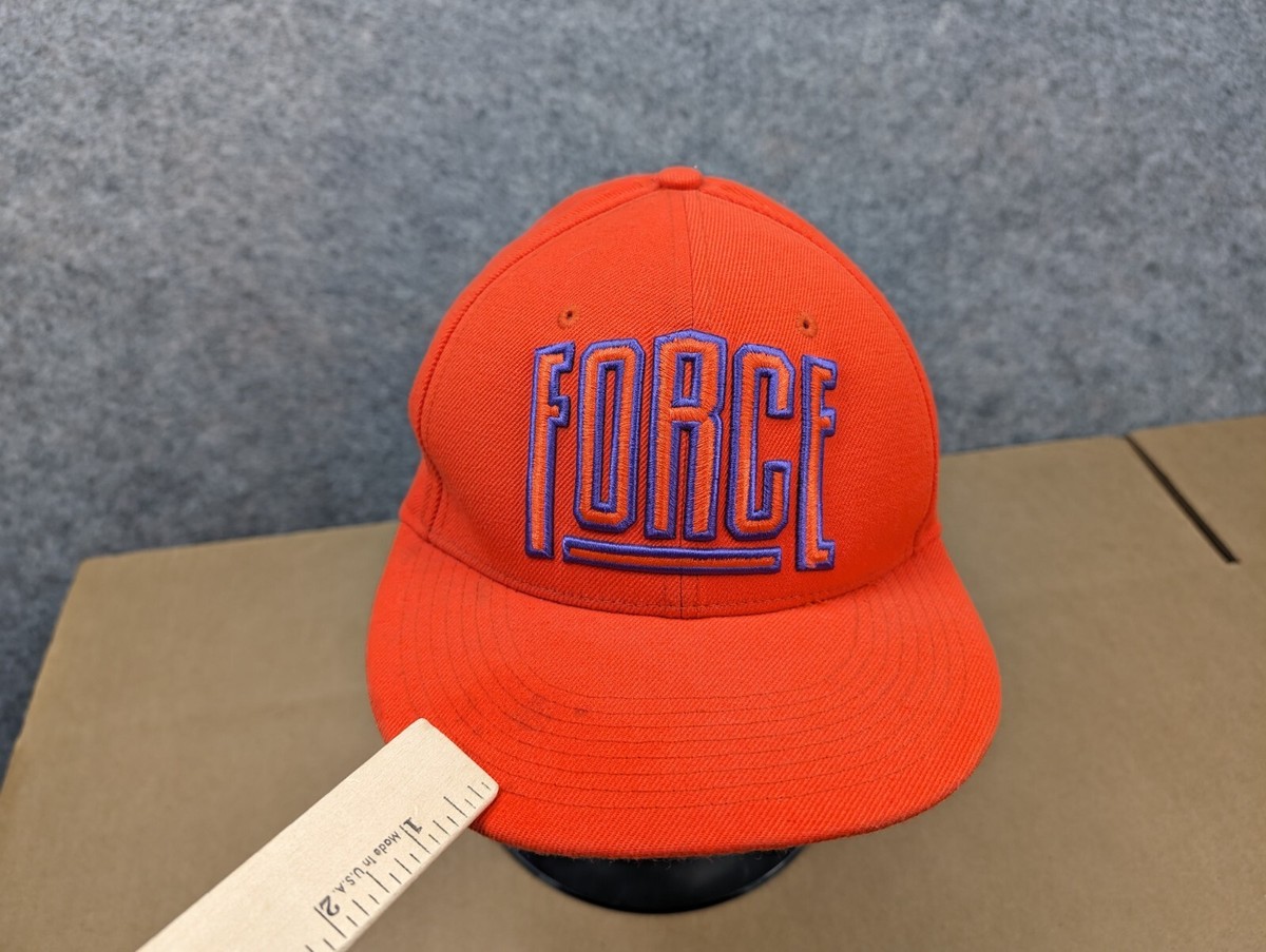 NIKE Cap Vintage Orange CB 34 Force Snapback Hat Charles Barkley