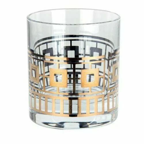 Bicchieri in oro in cristallo