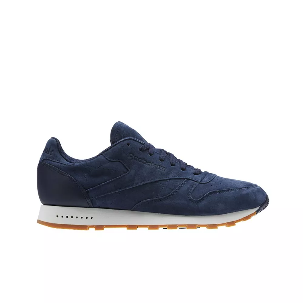 glemme tæppe Lokomotiv Reebok Classic Leather SG (Collegiate Navy/Chalk/Gum) Men&#039;s Shoes  BD6015 | eBay