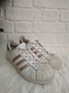 white and rose gold trainers uk