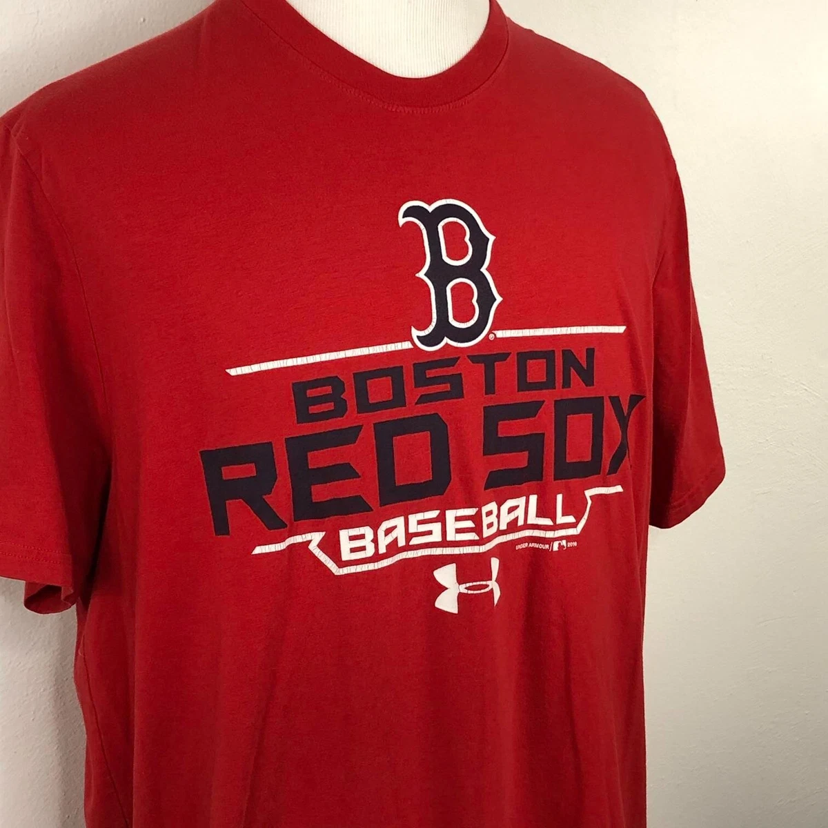 Under armour red sox shirt sales