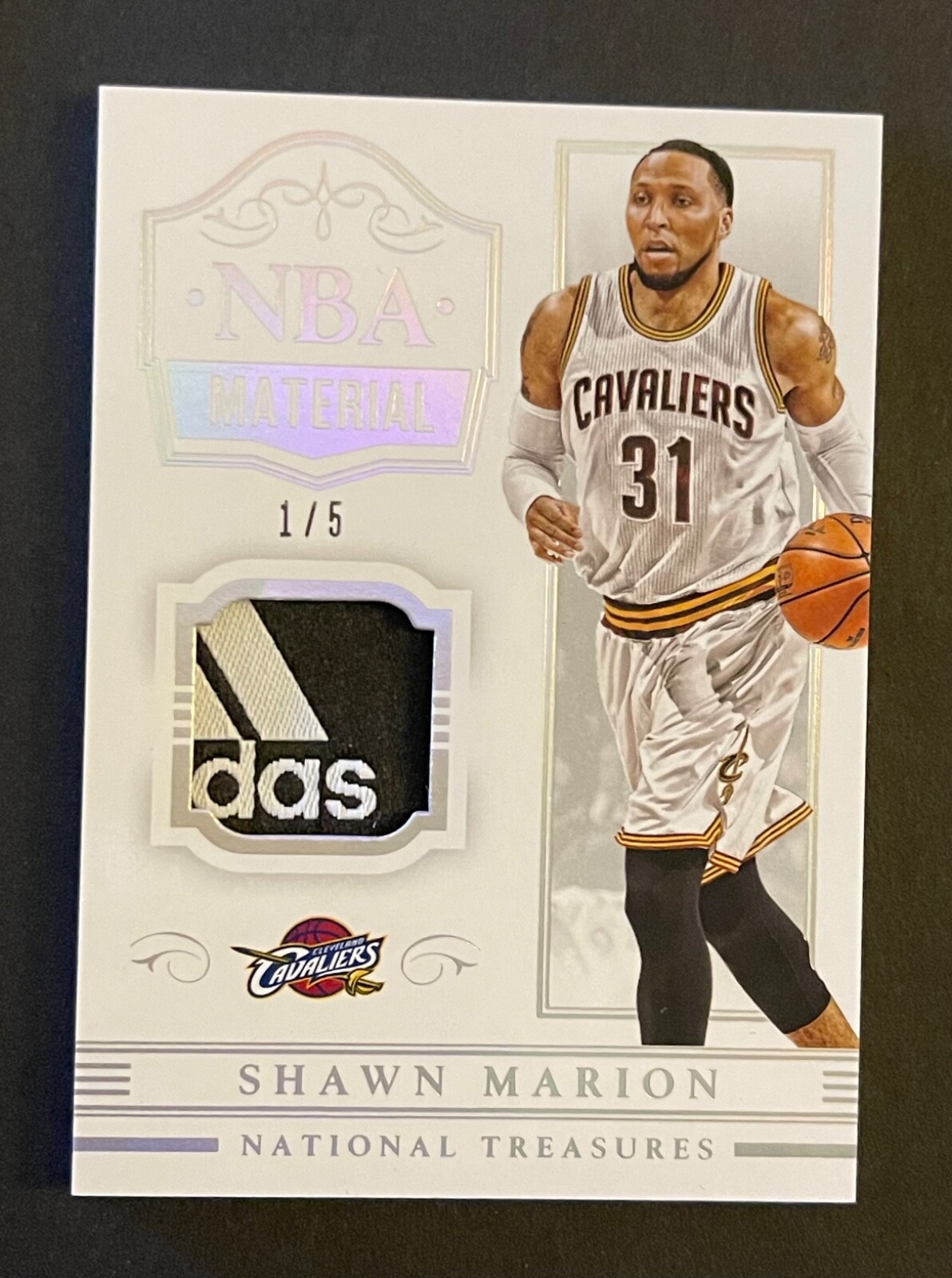 Carte Chris Bosh – National Treasures 2013-14 – Logo Patch Gold Prime /25 – Miami Heat – Panini